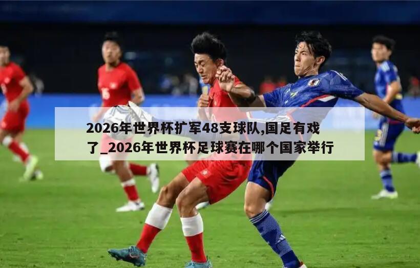 2026年世界杯扩军48支球队,国足有戏了_2026年世界杯足球赛在哪个国家举行