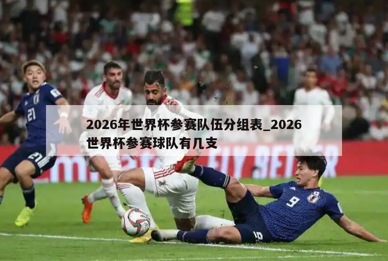 2026年世界杯参赛队伍分组表_2026世界杯参赛球队有几支